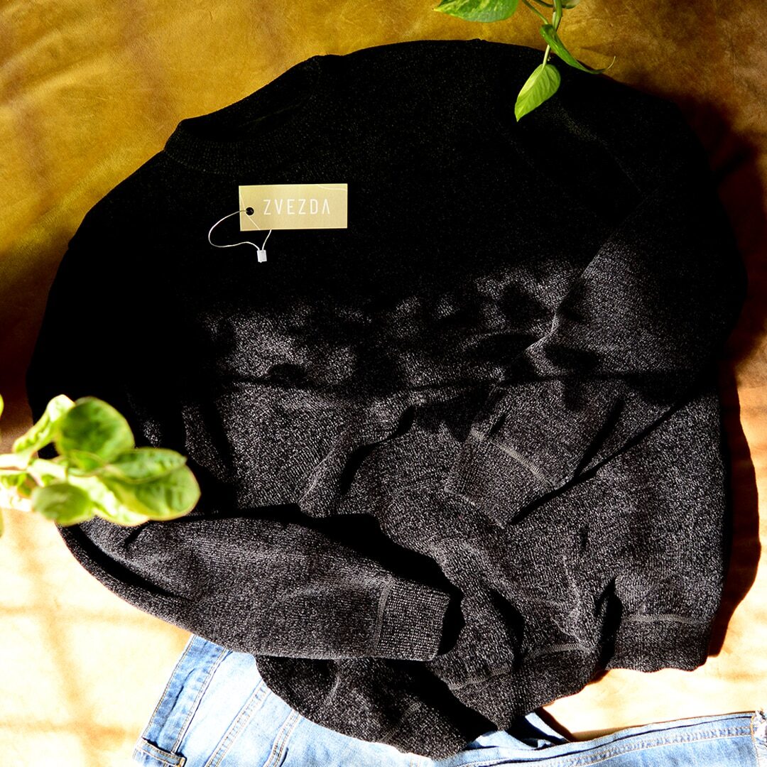 Basic Black Woolen Sweater (4)